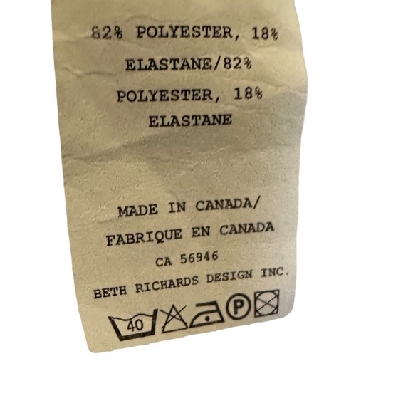 Beth Richards Womens Snake Print Tankini Bikini Swim Top Sz Small Back Cutout - Picture 5 of 6